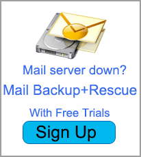 sign up email backup